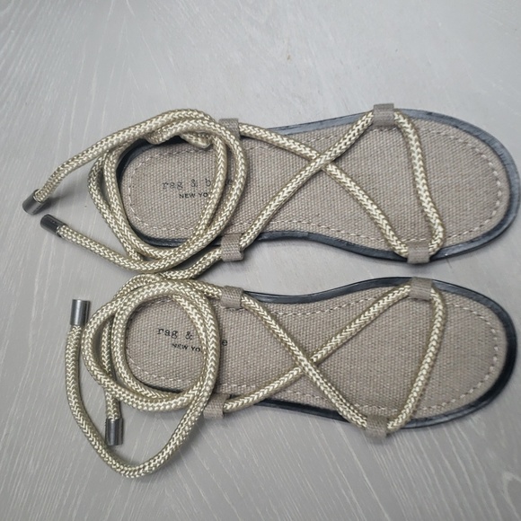 Rag & Bone infinity woven sandals, rope sandals, new, size 8 and 9.5 - Picture 4 of 8